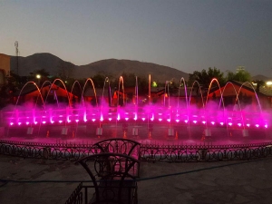 Musical fountain of Rouhi Brothers restaurant