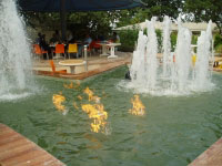 Musical fountain of Ramsar Plaza entertainment complex